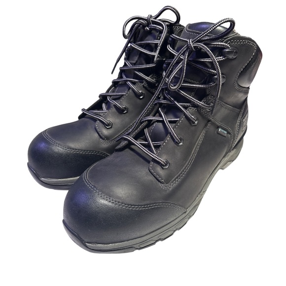 New Timberland Pro Hypercharge Steel Toe Safety Boot - Black Men size 10 Wide main image 4